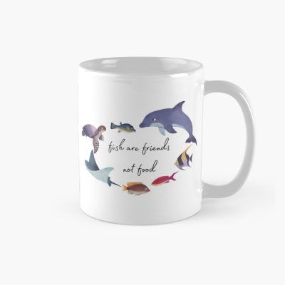 Fish Are Friends Not Food Mug