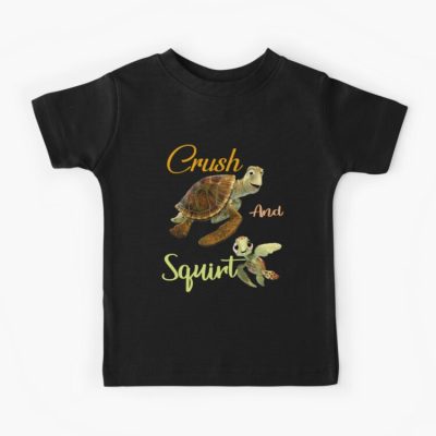 Crush And Squirt Finding Nemo Crush And Squirt Squirt Handshake Kids T-shirt