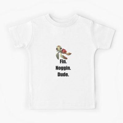 Fin Noggin Dude Kids T-shirt