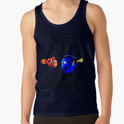 Keep Calm And Just Keep Swimming Tank Top