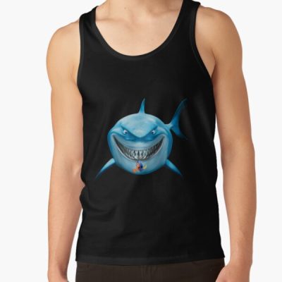 Blue Shark Attack Tank Top
