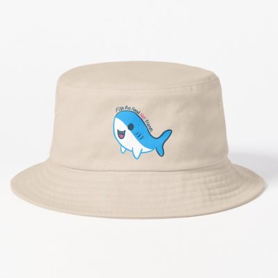 Fish Are Food Not Friends Bucket Hat