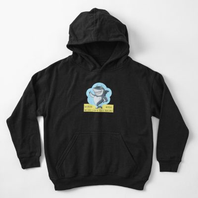 Girls Love Anime And Shark Bait Cute Shark Good Day Kids Hoodie