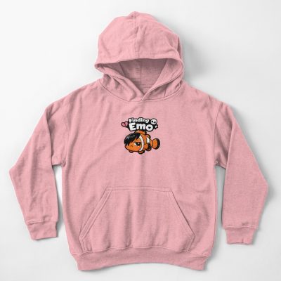 Finding Emo Kawaii Vector Fish Parody Kids Hoodie