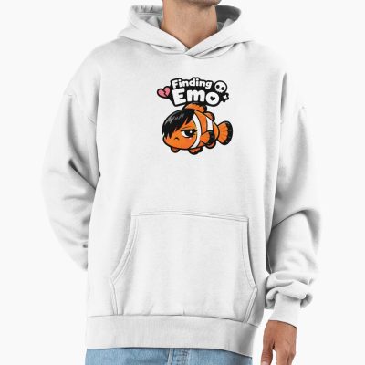 Finding Emo Kawaii Vector Fish Parody Hoodie