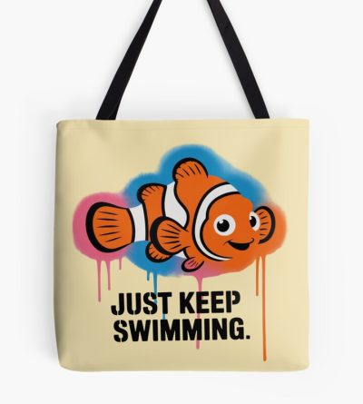 Finding Nemo Just Keep Swimming Tote Bag