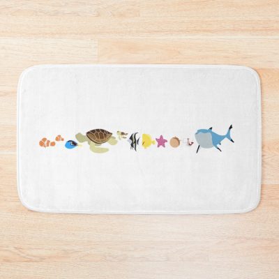 Finding Nemo Character Illustration Bath Mat