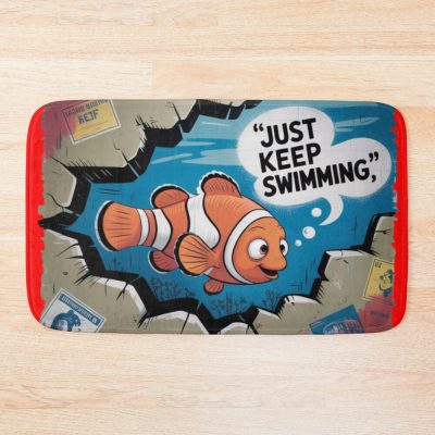Finding Nemo Just Keep Swimming Bath Mat