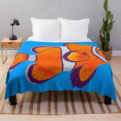 Nemo Fish Finding Nemo Hand Painted Throw Blanket