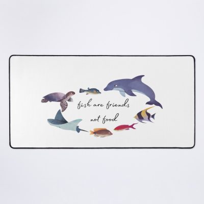 Fish Are Friends Not Food Mouse Pad