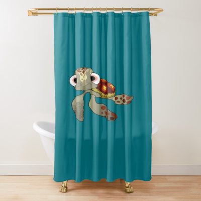 Cute Squirt Finding Nemo Shower Curtain