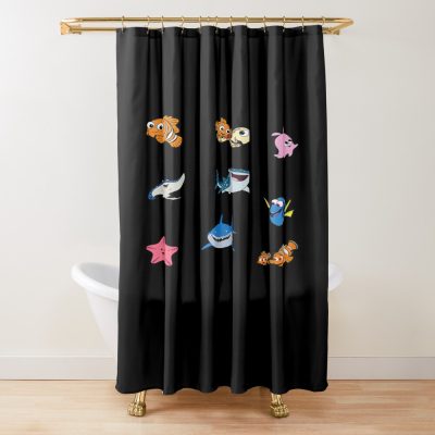My Favorite People Finding Nemo Trendy Gifts For Birthday Shower Curtain