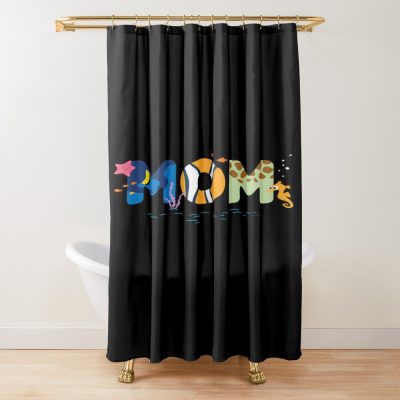 Coral Finding Nemo Mother S Day Shower Curtain
