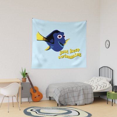 Dory Just Keep Swimming Tapestry