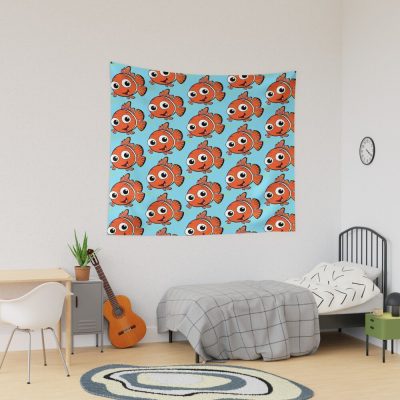 Baby Nemo Clownfish Tapestry