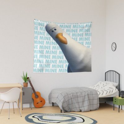 Nemo Seagull Mine Funny Shirt Tapestry
