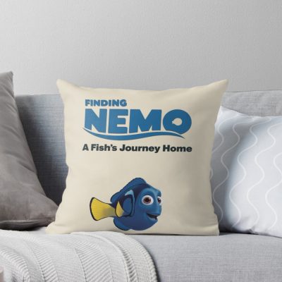Finding Nemo A Fish S Journey Home Throw Pillow