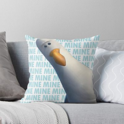 Nemo Seagull Mine Funny Shirt Throw Pillow
