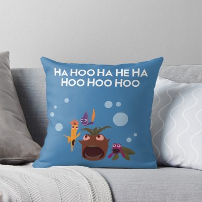 Ha Hoo Ha He Ha Hoo Hoo Hoo Throw Pillow