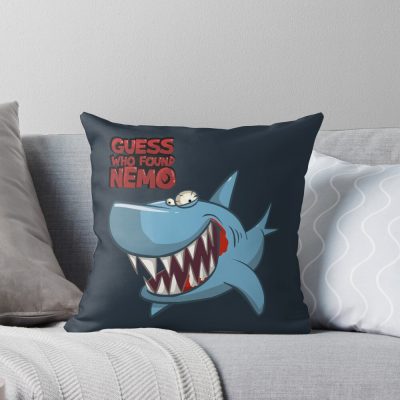 Guess Who Found Nemo Throw Pillow