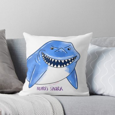 Nemo Shark Throw Pillow